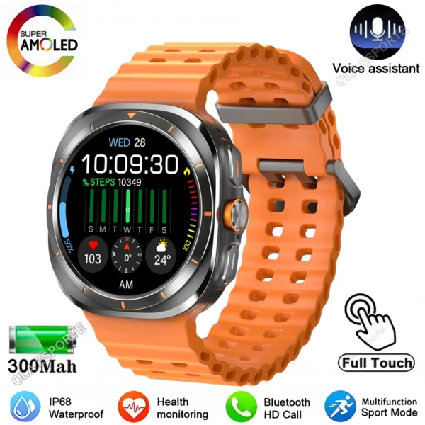 Smartwatch D29 AMOLED com Bluetooth e Monitoramento Fitness - Image 10