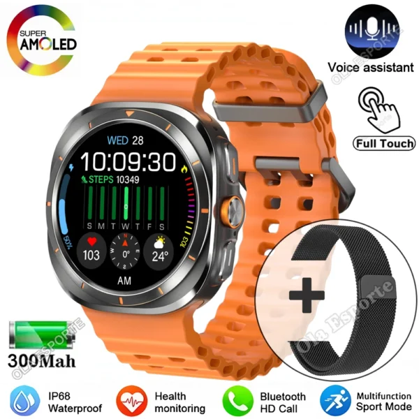 Smartwatch D29 AMOLED com Bluetooth e Monitoramento Fitness - Image 15